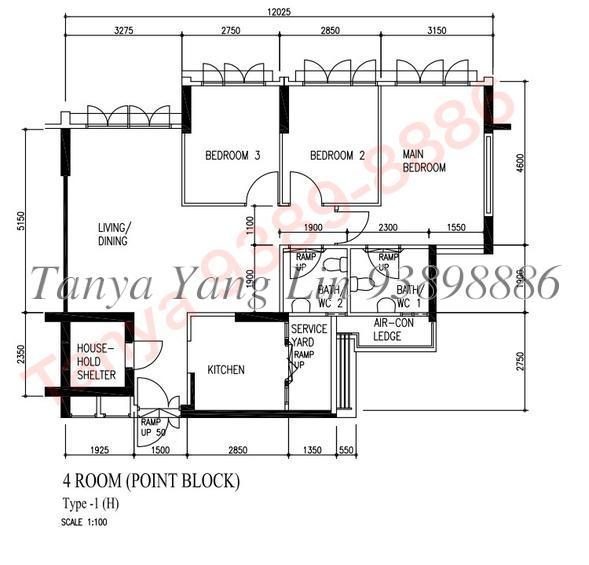 Blk 458 Yishun Avenue 11 (Yishun), HDB 4 Rooms #145514852